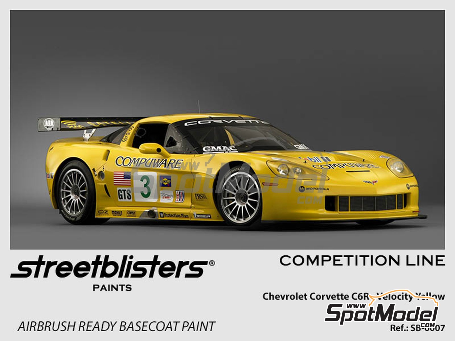 Image 1: Amarillo Chevrolet Velocity Yellow Tintcoat - 1 x 30ml | Pintura para aerógrafo fabricado por StreetBlisters (ref. SB30-6007)