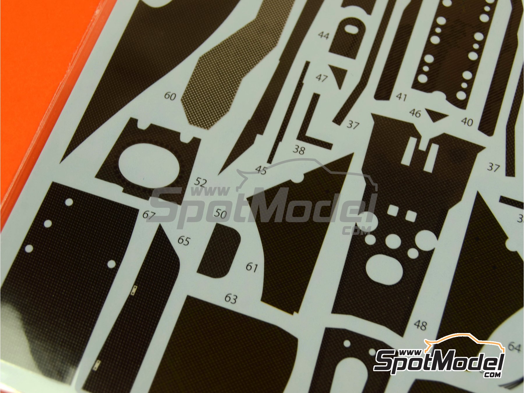 Image 3: Ferrari 641/2 F1-90 - French Formula 1 Grand Prix, Mexican Formula 1 Grand Prix 1990 | Carbon fibre pattern decal set in 1/20 scale manufactured by Studio27 (ref. ST27-CARBOND20024, also 4545310011750 and CD20024)