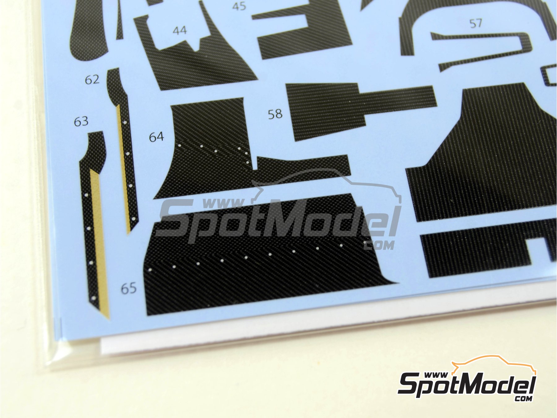 Image 7: Leyton House Judd CG901B - Campeonato del Mundo FIA de Formula 1 1990 | Patron de fibra de carbono en calca en escala 1/20 fabricado por Studio27 (ref. ST27-CARBOND20031, tambien 4545310013013 y CD20031)