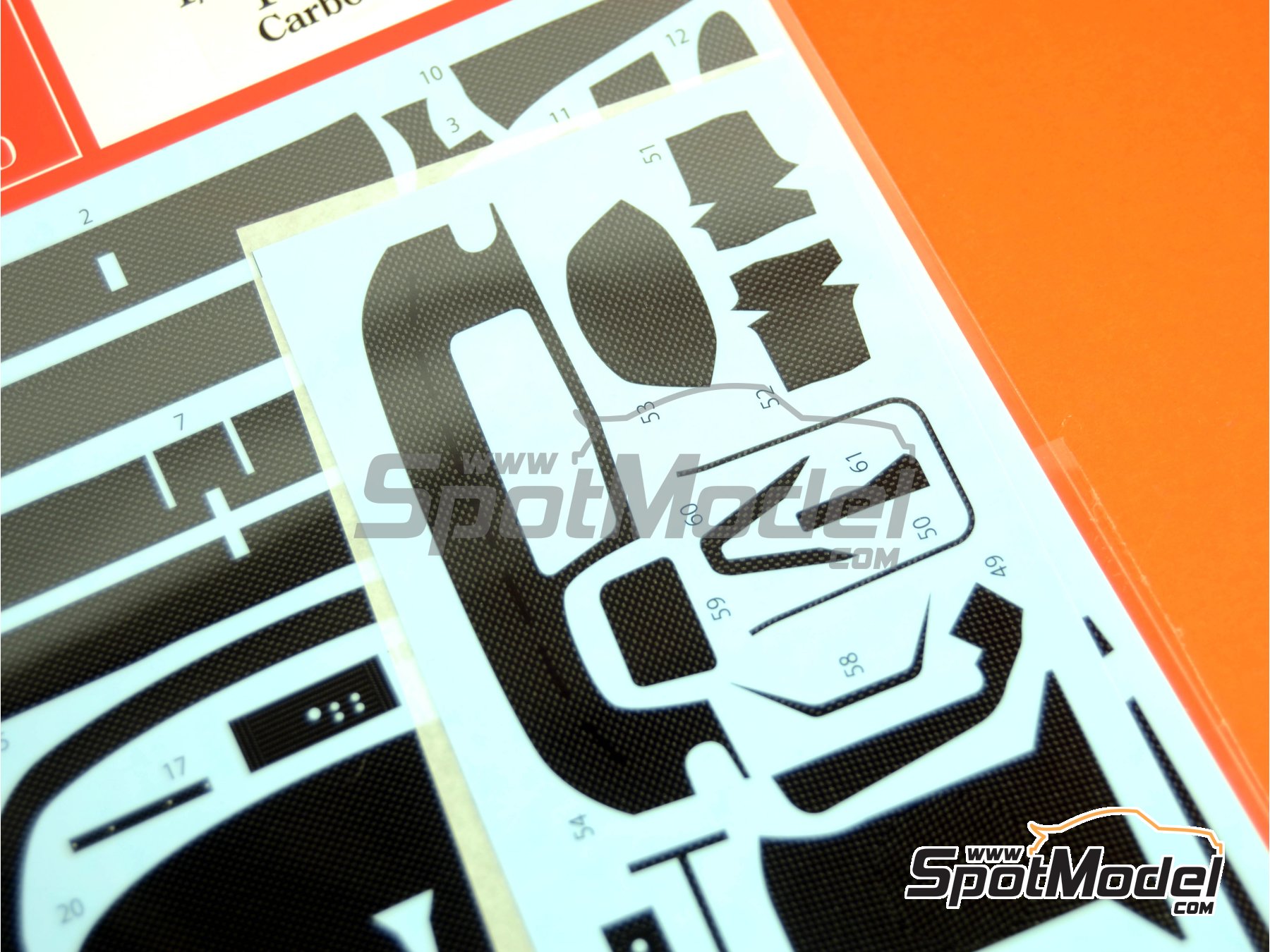 Image 3: Alfa Romeo 155 V6 TI - DTM - Deutsche Tourenwagen Masters 1993 and 1994 | Carbon fibre pattern decal set in 1/24 scale manufactured by Studio27 (ref.&nbsp;ST27-CARBOND24013, also 4545310011095 and CD24013)