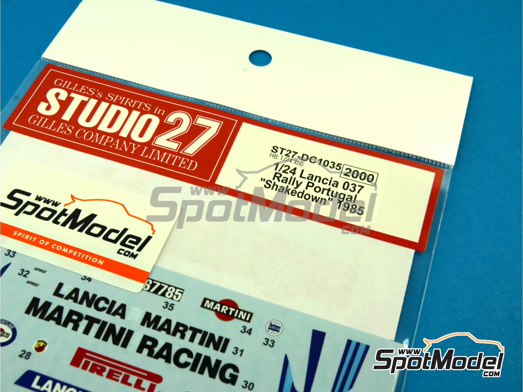 Studio27 DC1035 Marking / livery 1/24 scale Lancia 037 Rally