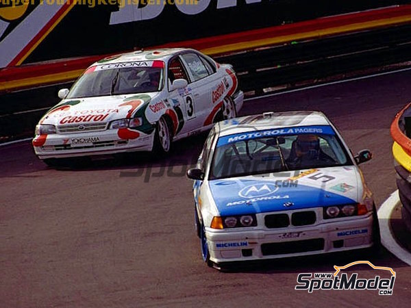 Image 9: BMW 318i sponsored by Motorola Pagers Racing - Guia Race of Macau 1994 | Marking / livery in 1/24 scale manufactured by Studio27 (ref.&nbsp;ST27-DC1127, also 4545310012863 and DC1127)