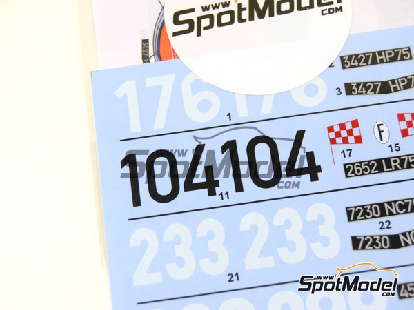 Image 4: Citroën DS19 - Rally de Monte Carlo - Rallye Automobile de Monte-Carlo 1959, 1962, 1963, 1964 y 1966 | Decoración en escala 1/24 fabricado por Studio27 (ref. ST27-DC1135, tambien 4545310012979 y DC1135)