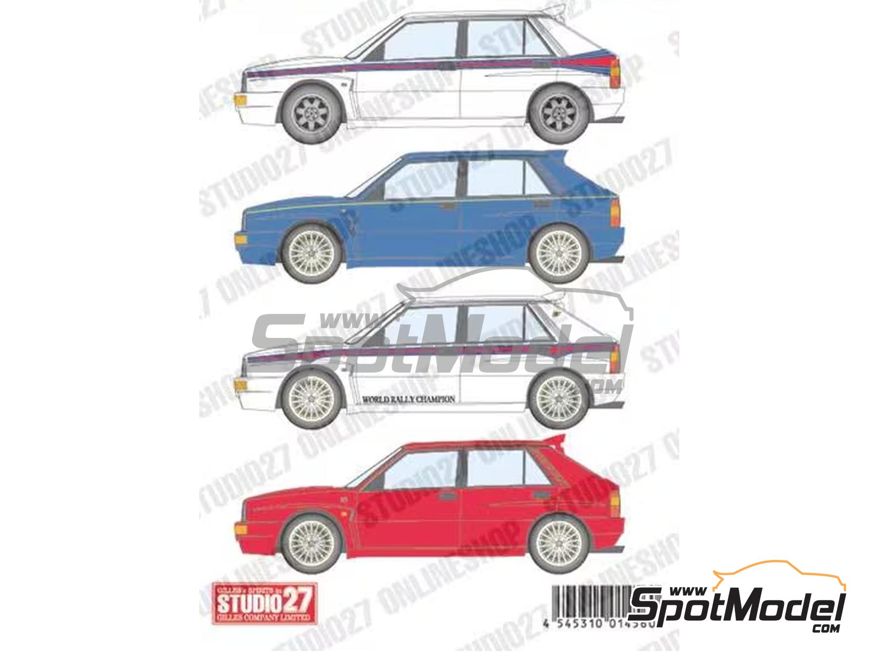 Image 2: Lancia Super Delta HF Integrale Evoluzione II | Marking / livery in 1/24 scale manufactured by Studio27 (ref.&nbsp;ST27-DC1173, also 4545310014560 and DC1173)