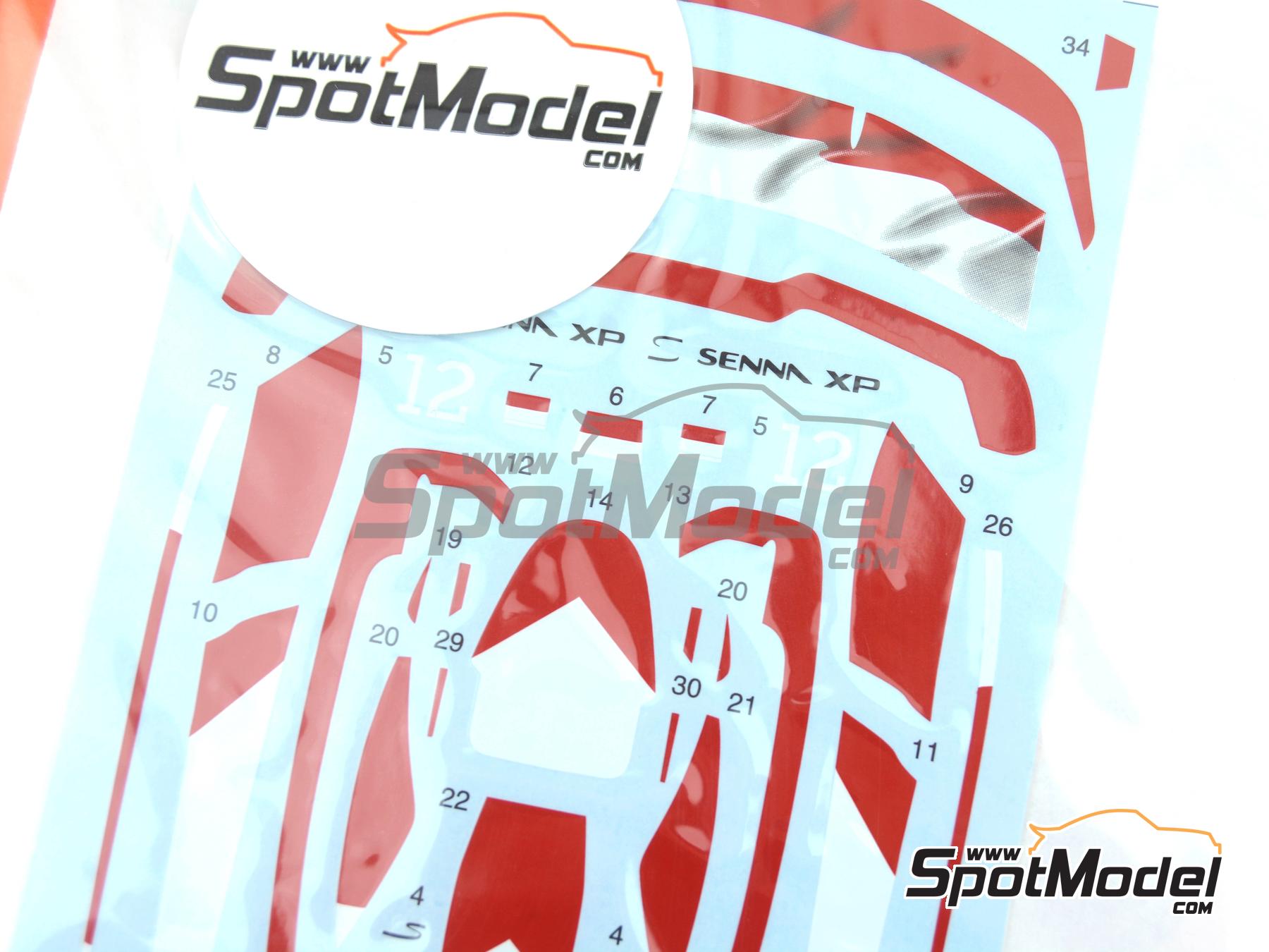 Image 5: McLaren Senna XP Master of Mónaco | Marking / livery in 1/24 scale manufactured by Studio27 (ref. ST27-DC1236, also 4545310019411 and DC1236)