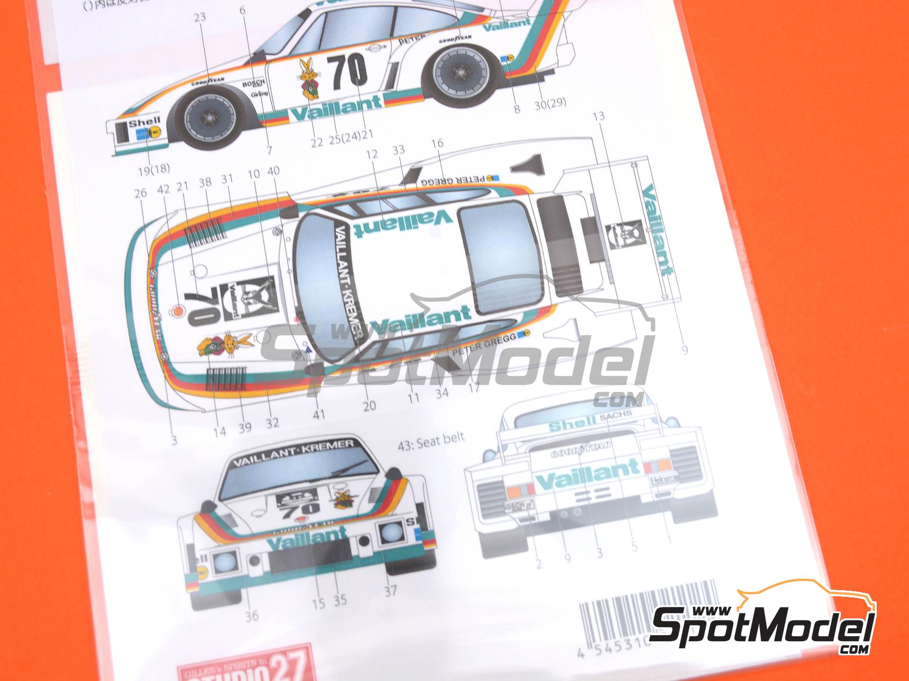 Studio27 DC1248: Marking / livery 1/20 scale - Porsche 935