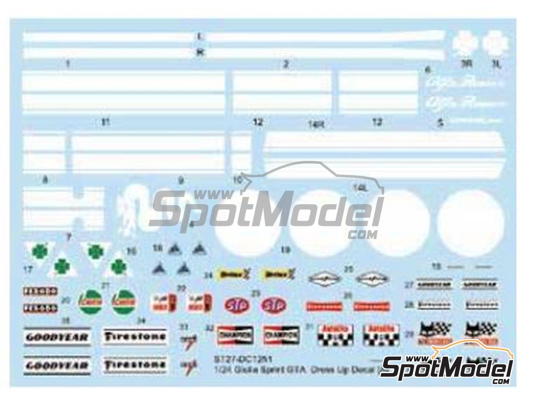 Studio27 DC1251: Marking / livery 1/24 scale - Alfa Romeo Giulia Sprint ...