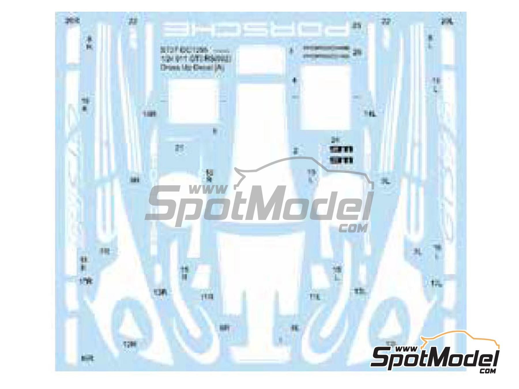 Image 1: Porsche 911 992 GT3 RS Dress Up (set A) | Marking / livery in 1/24 scale manufactured by Studio27 (ref.&nbsp;ST27-DC1255, also 4545310021643 and DC1255)