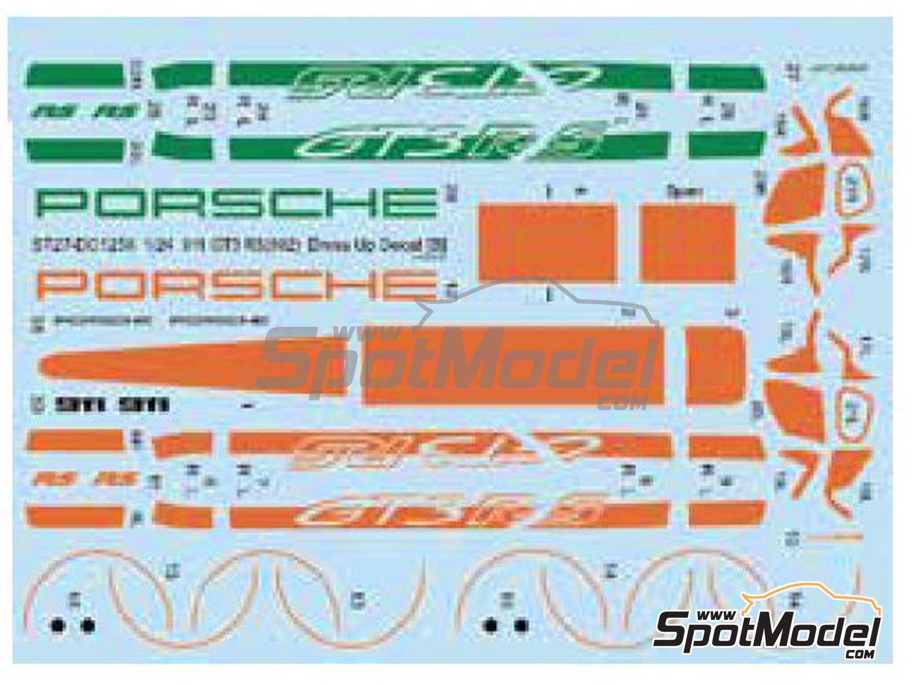 Image 2: Porsche 911 992 GT3 RS Dress Up (set B) | Marking / livery in 1/24 scale manufactured by Studio27 (ref. ST27-DC1256, also 4545310021650 and DC1256)