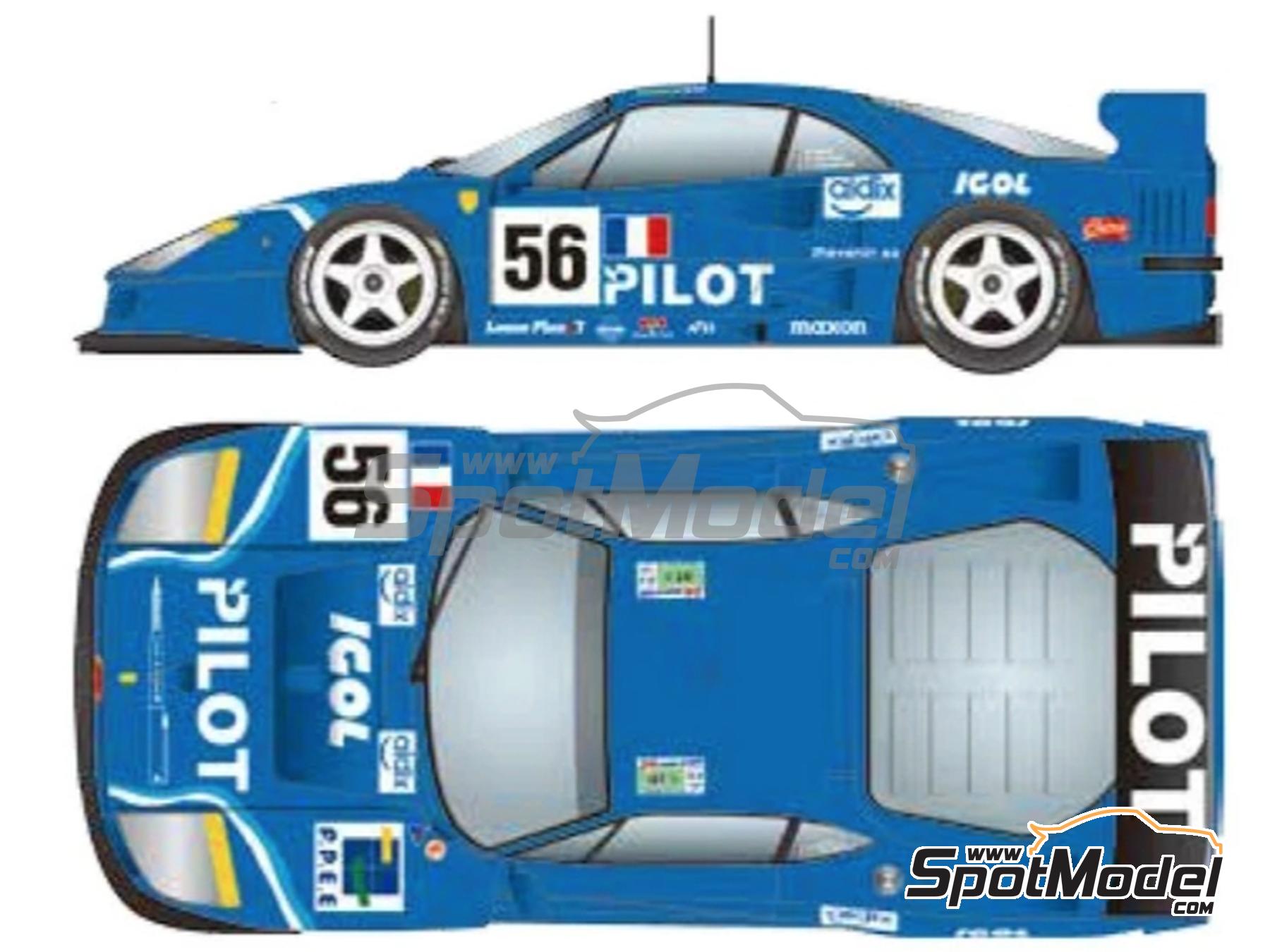 Studio27 DC1266: Marking / livery 1/12 scale - Ferrari F40