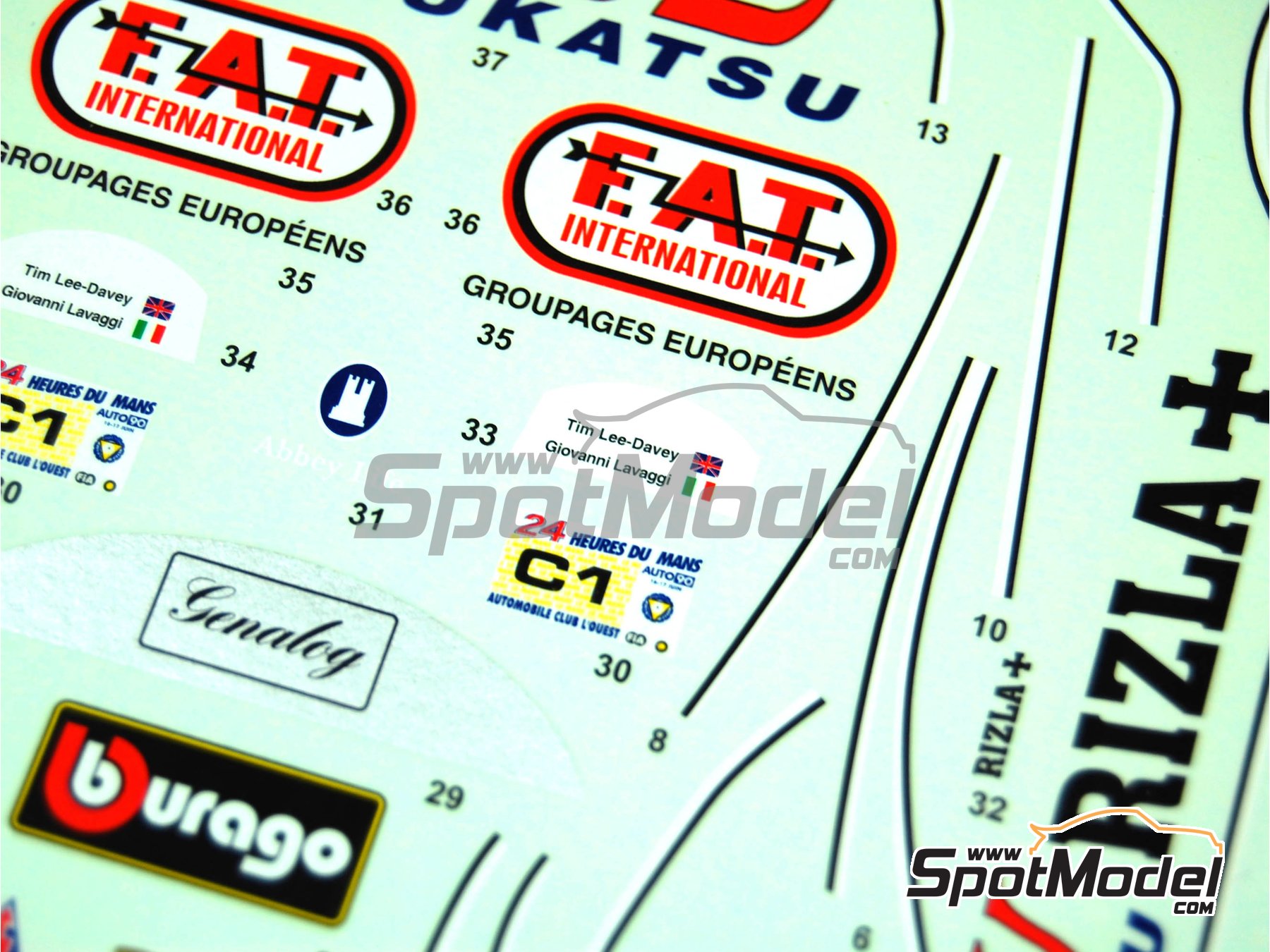 Kit Modèle Studio 27 Porsche 962C Le Mans 1990 à L'échelle 1/24 - Occasion, Pour Maquettistes Experts