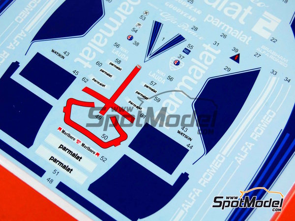 Image 4: Brabham BT46 Equipo Brabham Racing Organisation patrocinado por Parmalat - Campeonato del Mundo FIA de Formula 1 1978 | Decoraci&oacute;n en escala&nbsp;1/20 fabricado por Studio27 (ref.&nbsp;ST27-DC846, tambien 4545310408468 y DC846)