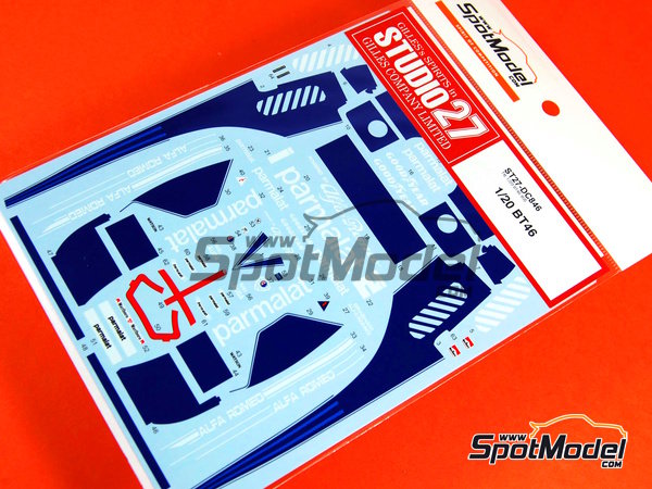 Studio27 DC846: Marking / livery 1/20 scale - Brabham BT46