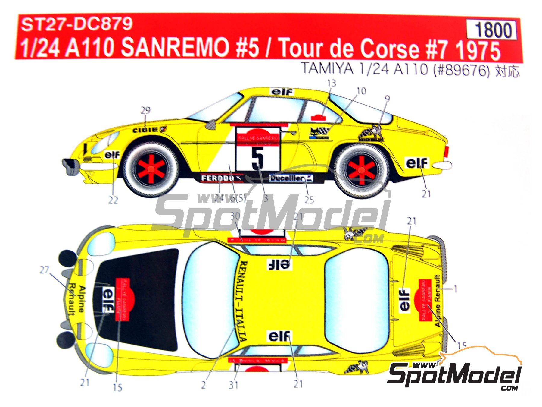 Jaune pour Alpine A110  01