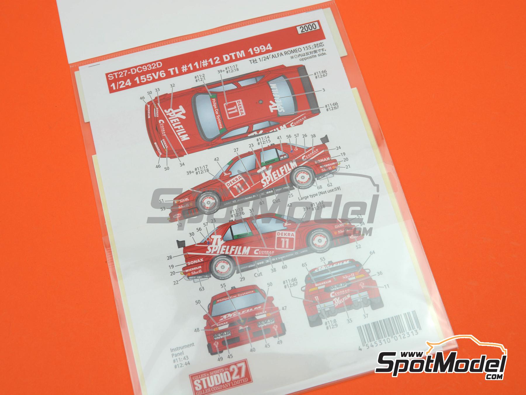 ヤフオク! - 1/24 155 V6 T1 #11 12 DTM 1994 ト... | akitemfestalocacoes.com.br