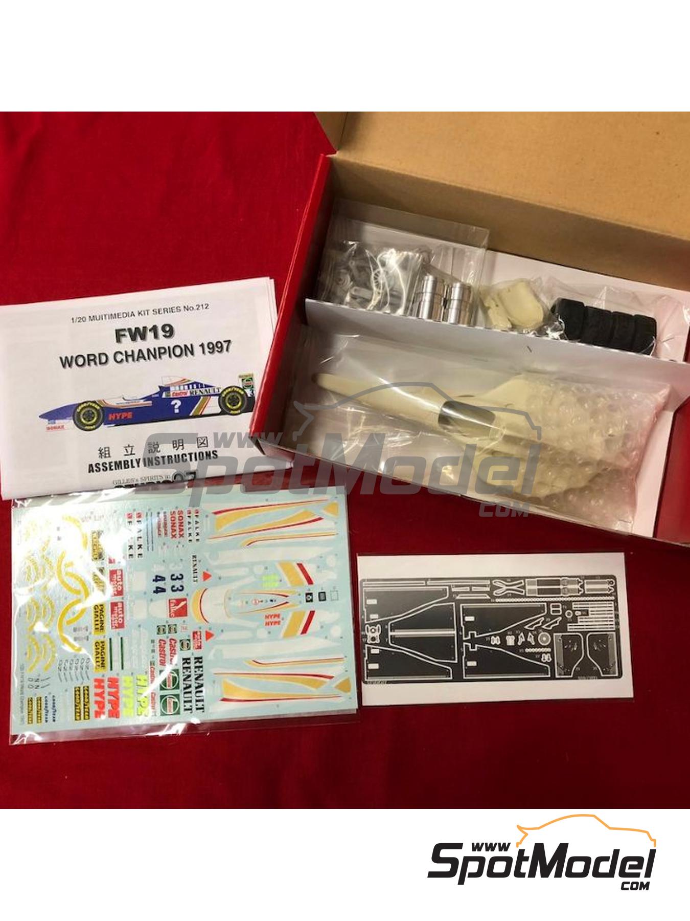 Studio27 FK20212C: Car scale model kit 1/20 scale - Williams