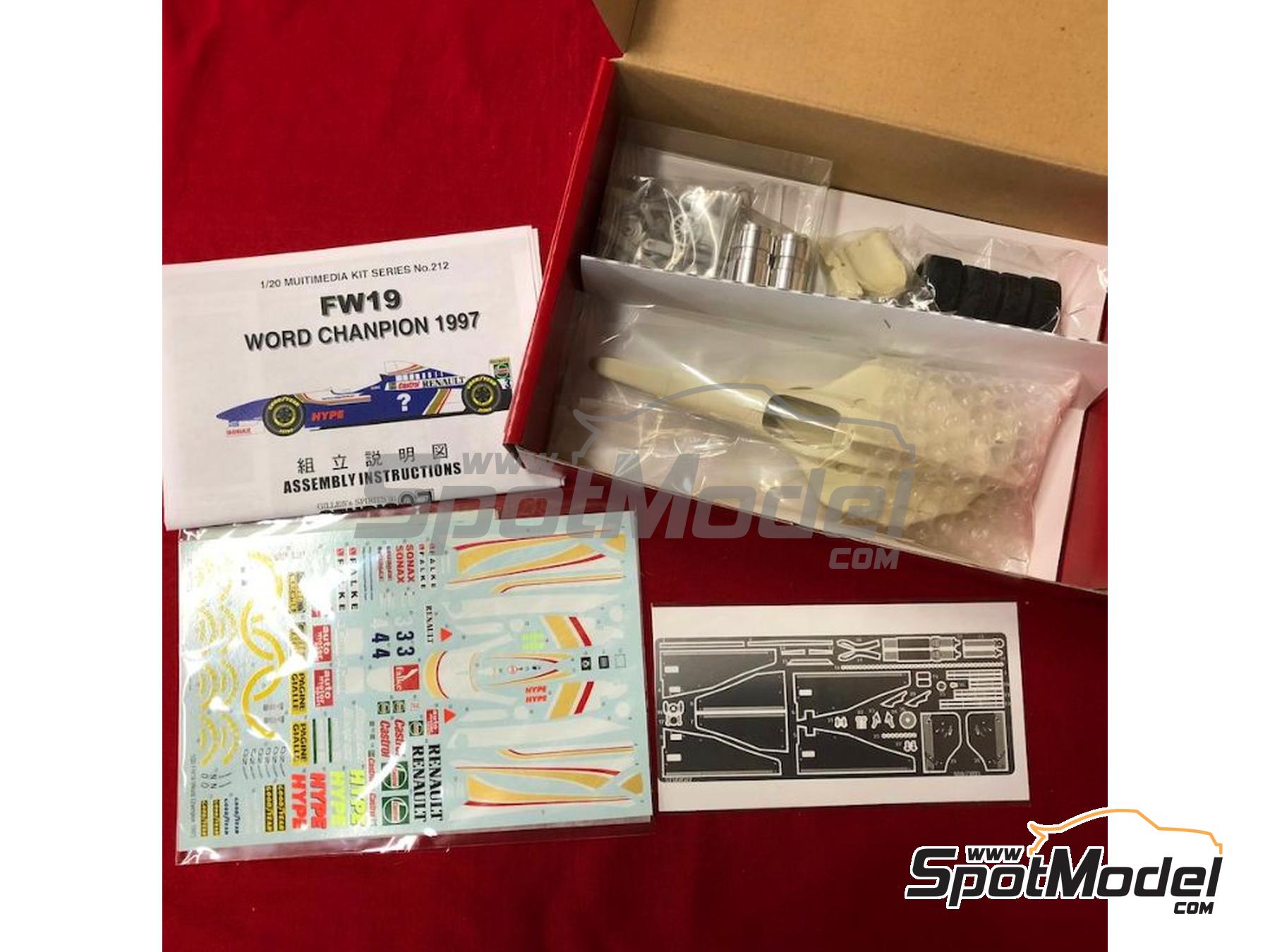 Studio27 FK20212C: Car scale model kit 1/20 scale - Williams