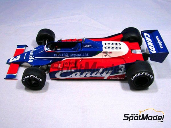 Tyrrell 010 Tyrrell Racing Team sponsored by Candy - Formula 1 World  Championship 1980. Car scale model kit in 1/20 scale manufactured by  Studio27 (re