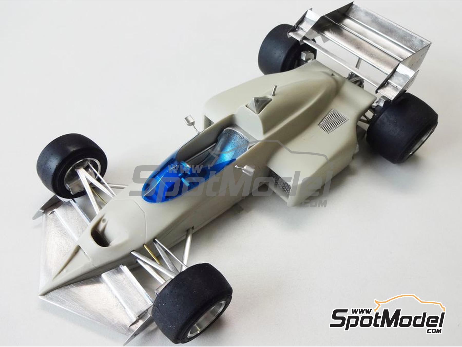 Image 9: Brabham BMW BT53 sponsored by Parmalat - British Formula 1 Grand Prix 1984 | Car scale model kit in 1/20 scale manufactured by Studio27 (ref. ST27-FK20321, also 4545310012047 and FK20321)