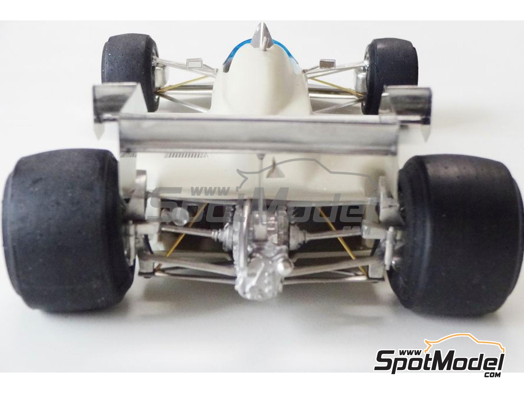 Image 13: Brabham BMW BT53 sponsored by Parmalat - British Formula 1 Grand Prix 1984 | Car scale model kit in 1/20 scale manufactured by Studio27 (ref. ST27-FK20321, also 4545310012047 and FK20321)