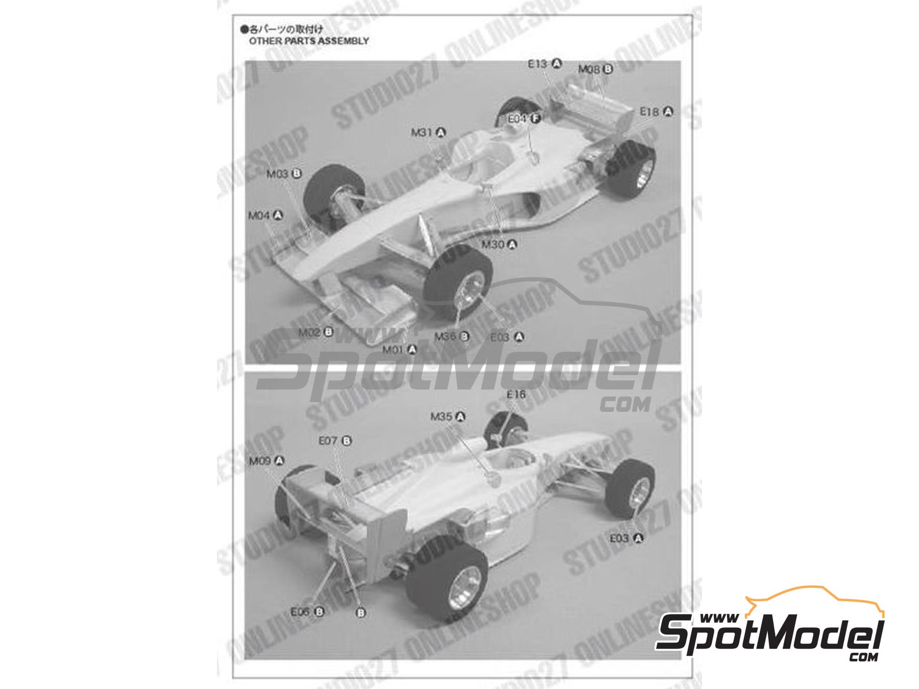 Studio27 FK20341: Car scale model kit 1/20 scale - Jordan