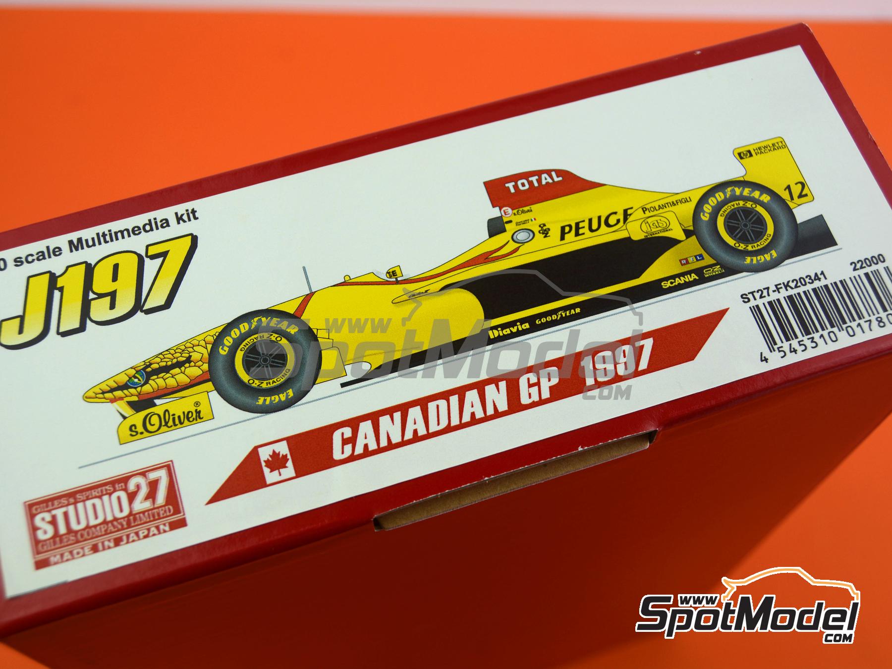 Studio27 FK20341: Car scale model kit 1/20 scale - Jordan Peugeot