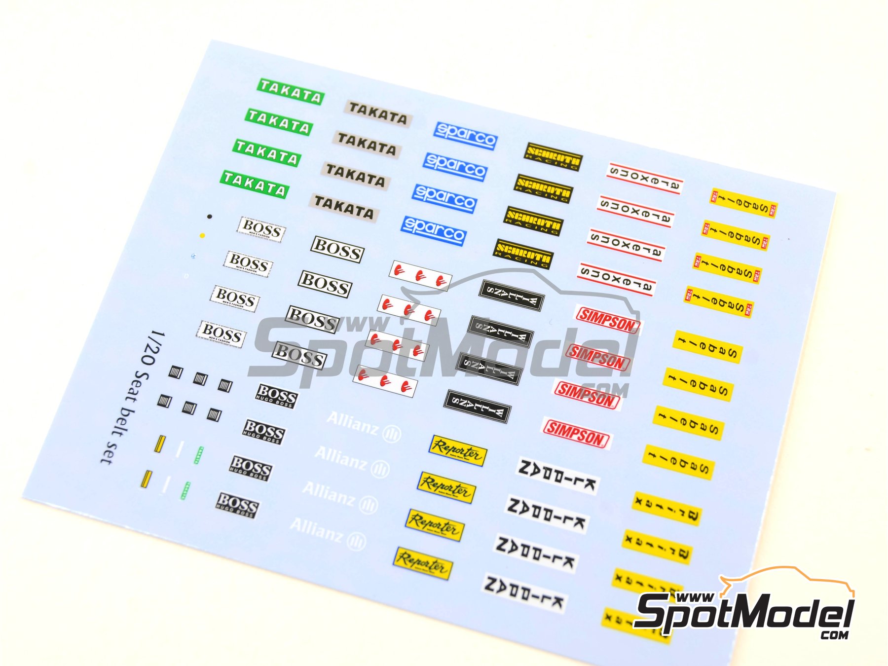 Image 3: Arnés de Formula 1 | Cinturones en escala 1/20 fabricado por Studio27 (ref. ST27-FP20143, tambien 4545310011958 y FP20143)