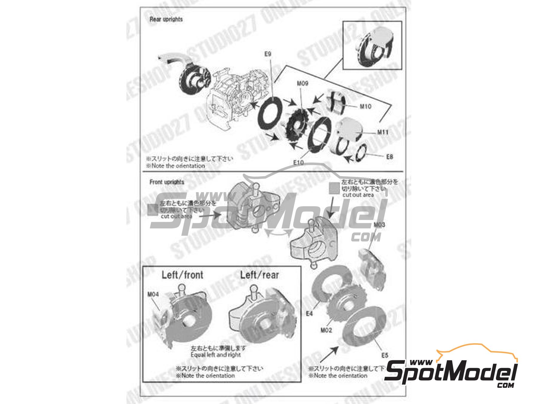 Image 2: Tyrrell Ford P34 sponsored by ELF - Japanese Formula 1 Grand Prix 1976 | Detail up set in 1/20 scale manufactured by Studio27 (ref.&nbsp;ST27-FP20158, also 4545310019978 and FP20158)