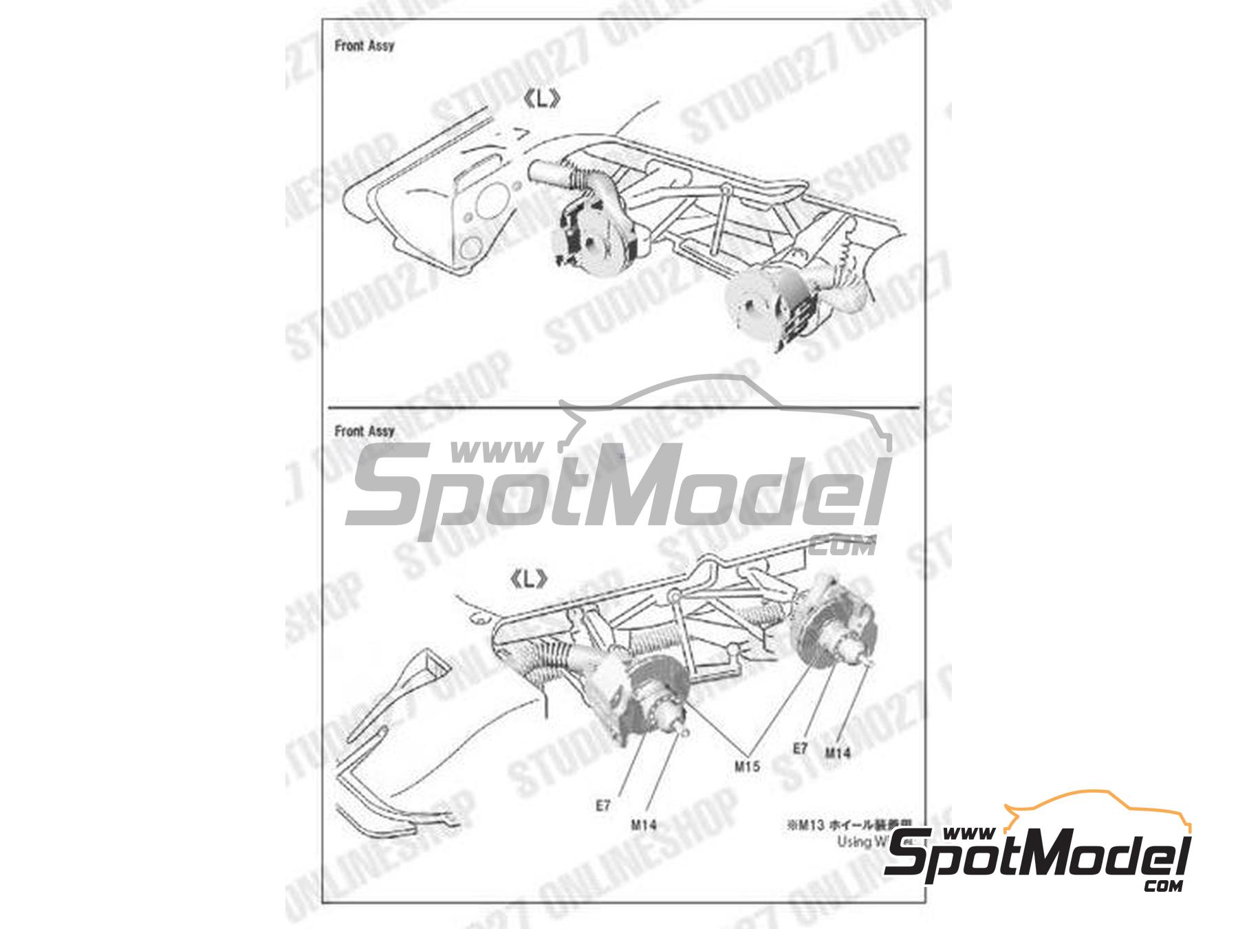 Image 4: Tyrrell Ford P34 sponsored by ELF - Japanese Formula 1 Grand Prix 1976 | Detail up set in 1/20 scale manufactured by Studio27 (ref.&nbsp;ST27-FP20158, also 4545310019978 and FP20158)