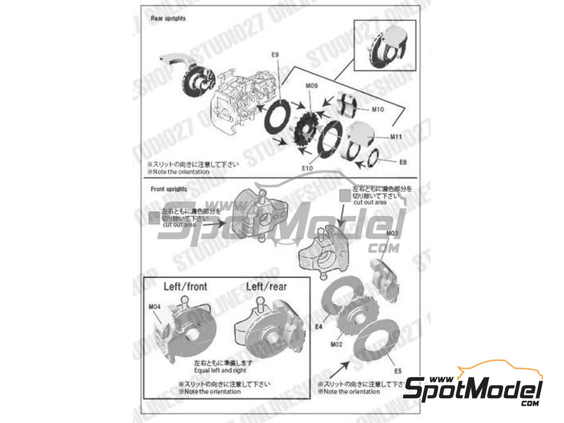Image 3: Tyrrell Ford P34 sponsored by ELF - Japanese Formula 1 Grand Prix 1976 | Detail up set in 1/20 scale manufactured by Studio27 (ref.&nbsp;ST27-FP20159, also 4545310019985 and FP20159)
