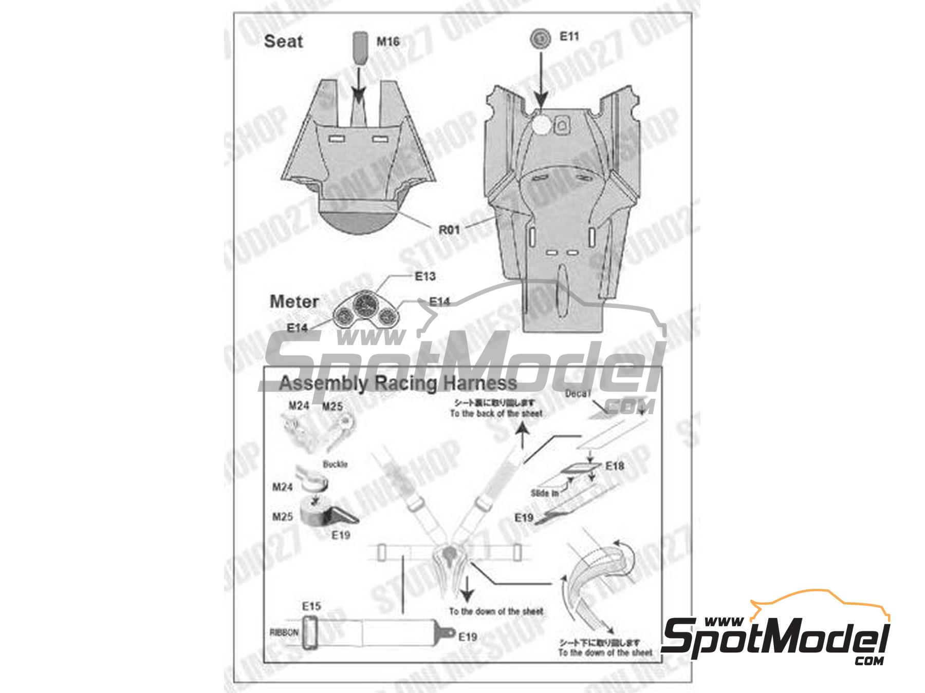 Studio27 FP20159: Detail up set 1/20 scale - Tyrrell Ford