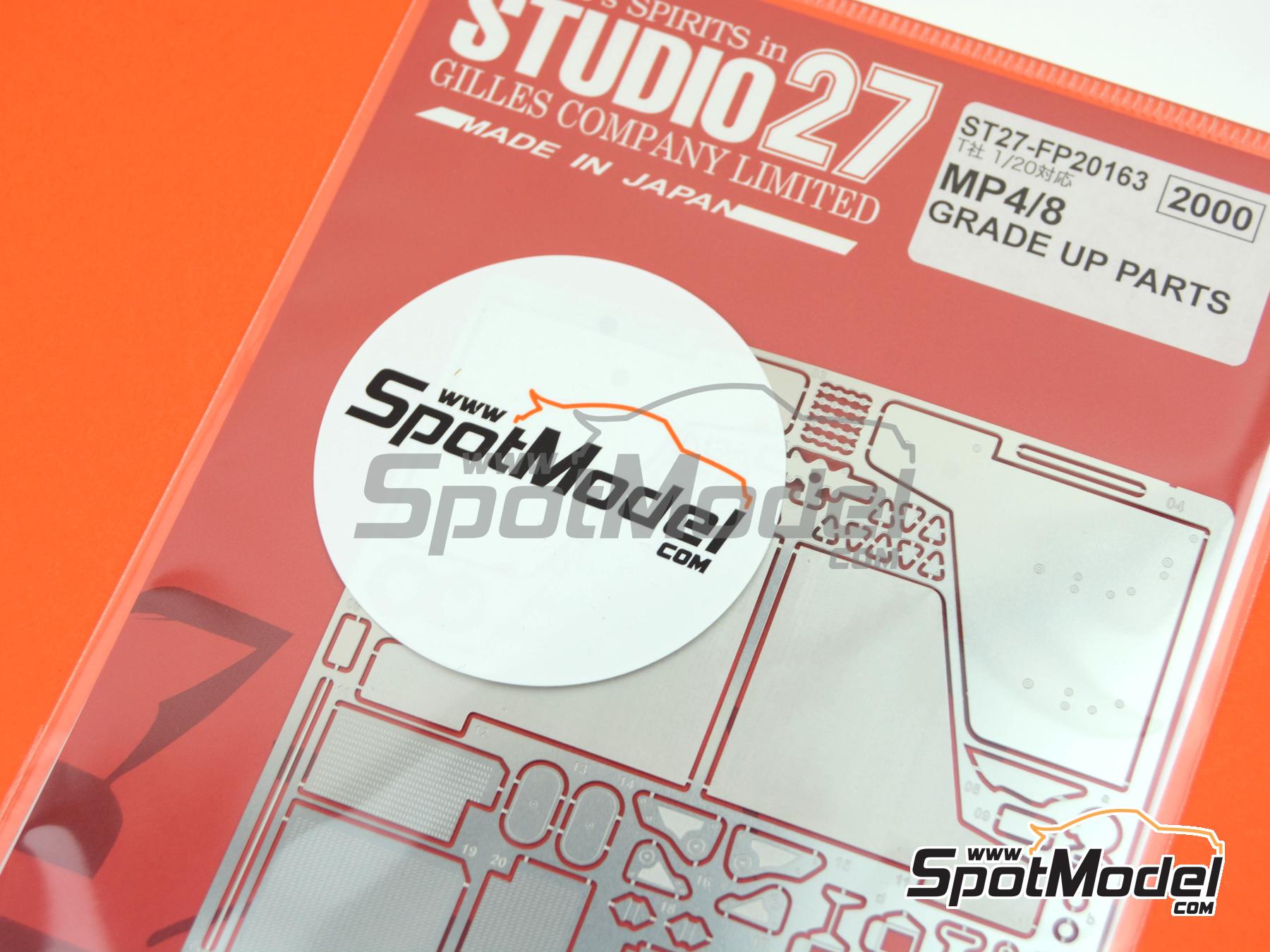Image 1: McLaren Honda MP4/8 | Set de mejora y detallado en escala&nbsp;1/20 fabricado por Studio27 (ref.&nbsp;ST27-FP20163, tambien 4545310020950 y FP20163)