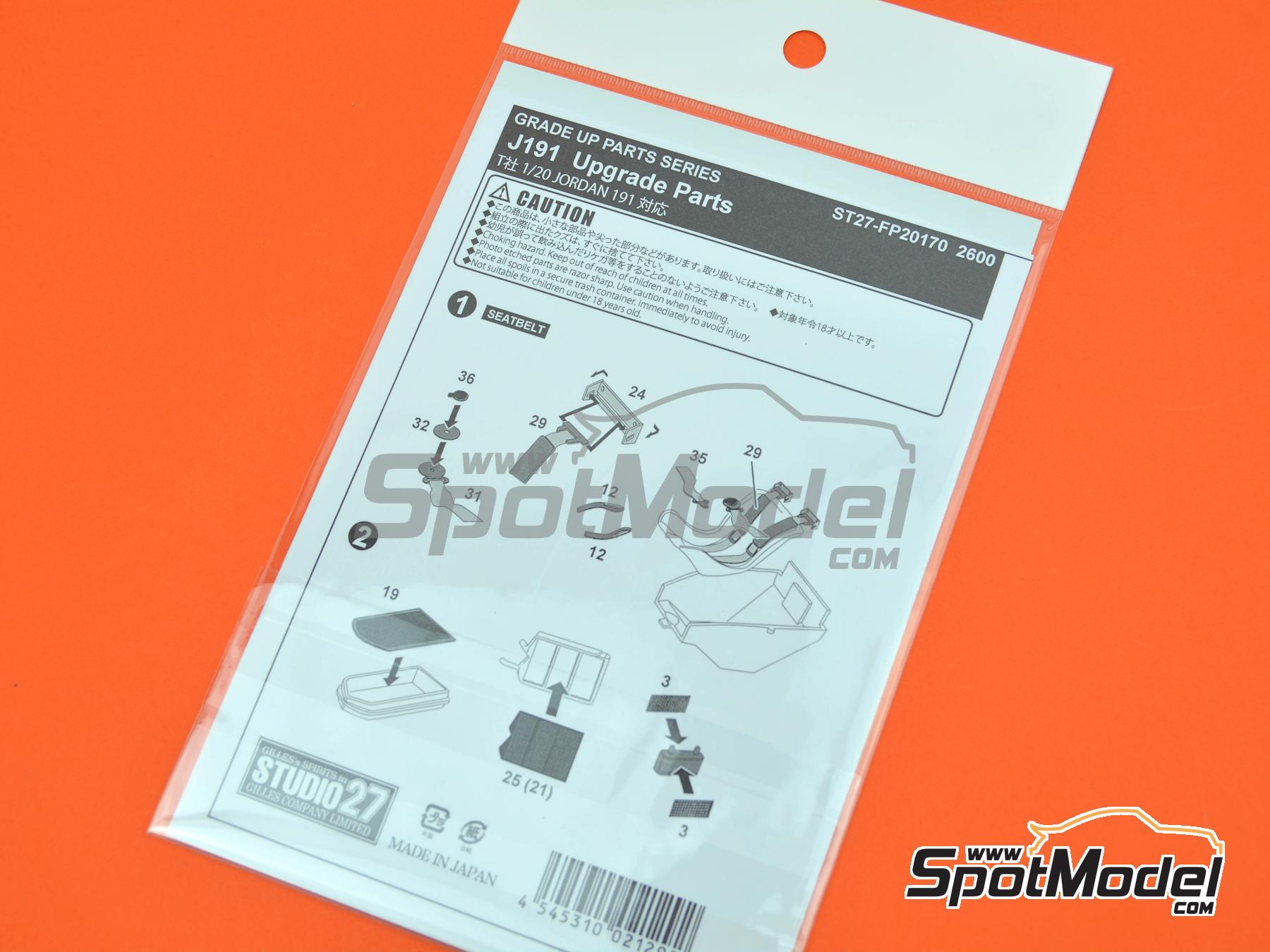 Image 5: Jordan Ford J191 | Detail up set in 1/20 scale manufactured by Studio27 (ref. ST27-FP20170, also 4545310021292 and FP20170)