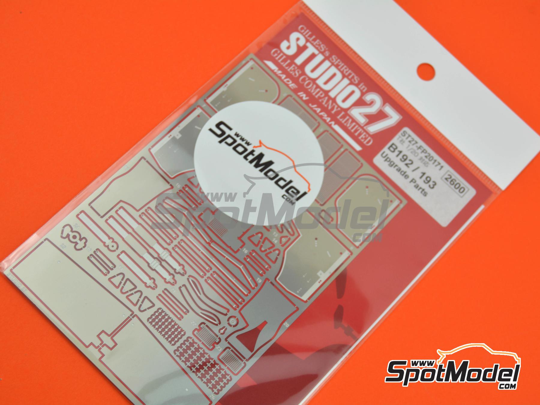 Image 4: Benetton Ford B192/B193 | Detail up set in 1/20 scale manufactured by Studio27 (ref.&nbsp;ST27-FP20171, also 4545310021308 and FP20171)