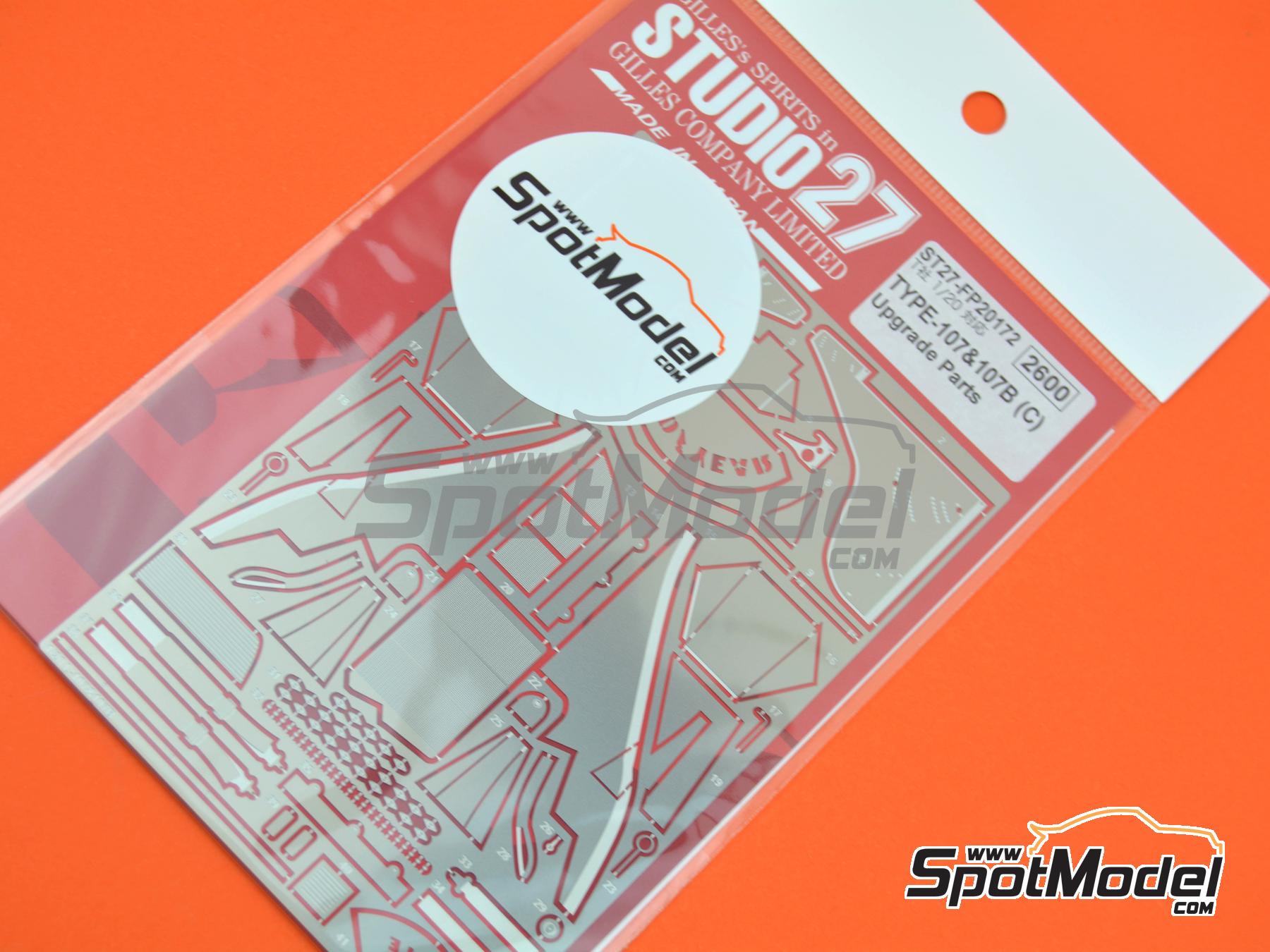 Image 4: Lotus Type 107 / 107B | Detail up set in 1/20 scale manufactured by Studio27 (ref.&nbsp;ST27-FP20172, also 4545310021315 and FP20172)