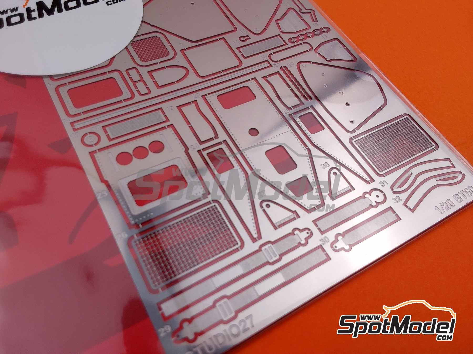 Image 2: Brabham BT50 BMW Turbo - Formula 1 World Championship 1982 | Detail up set in 1/20 scale manufactured by Studio27 (ref.&nbsp;ST27-FP20174, also 4545310021490 and FP20174)