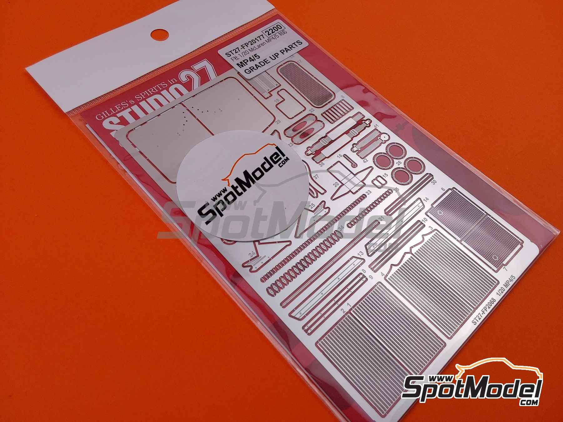 Image 1: McLaren Honda MP4/5 - FIA Formula 1 World Championship 1989 | Detail up set in 1/20 scale manufactured by Studio27 (ref.&nbsp;ST27-FP20177, also 4545310021520 and FP20177)