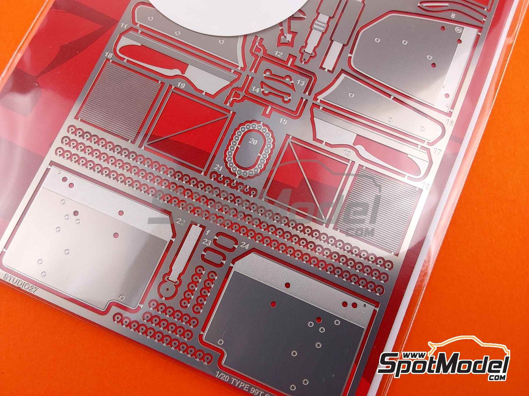 Image 2: Lotus Honda 99T | Detail up set in 1/20 scale manufactured by Studio27 (ref. ST27-FP20178, also 4545310021636 and FP20178)