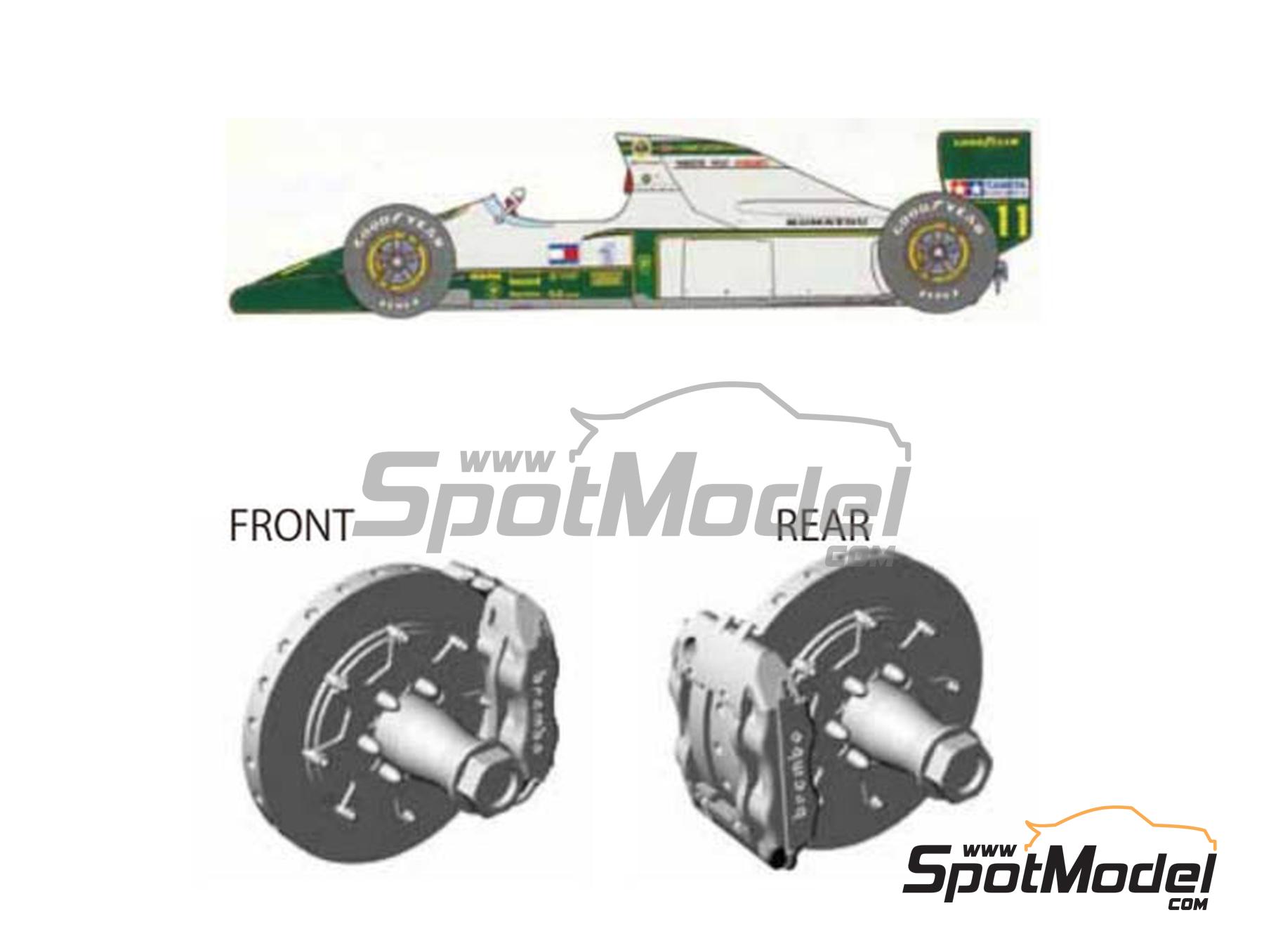 Image 4: Lotus Judd 102B and Lotus Ford 102D | Brakes in 1/20 scale manufactured by Studio27 (ref.&nbsp;ST27-FP20189, also 4545310022206 and FP20189)
