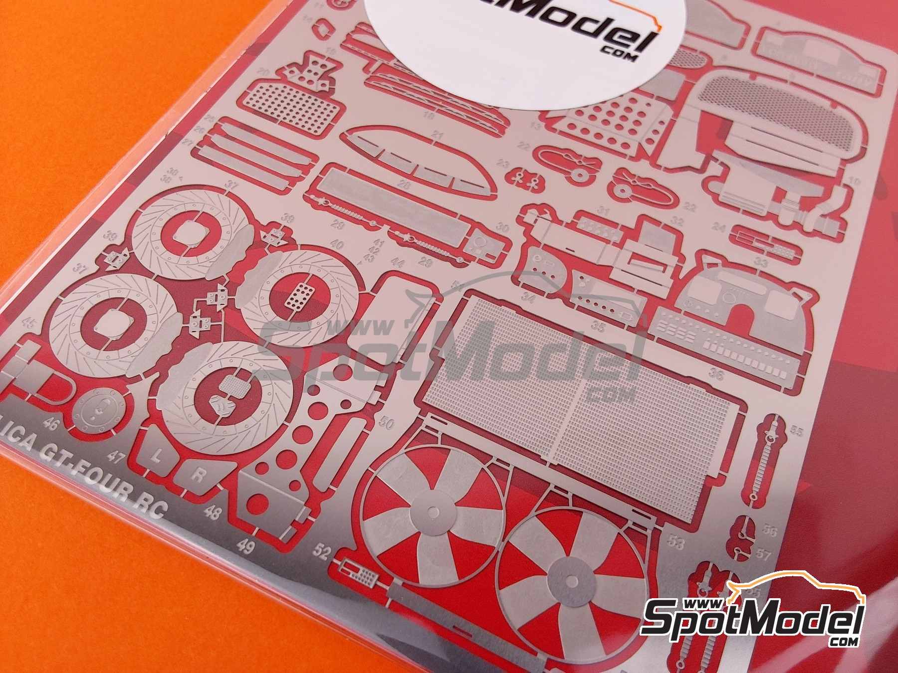 Image 2: Toyota Celica GT-Four (ST185) | Detail up set in 1/24 scale manufactured by Studio27 (ref. ST27-FP24169, also 4545310009351 and FP24169)