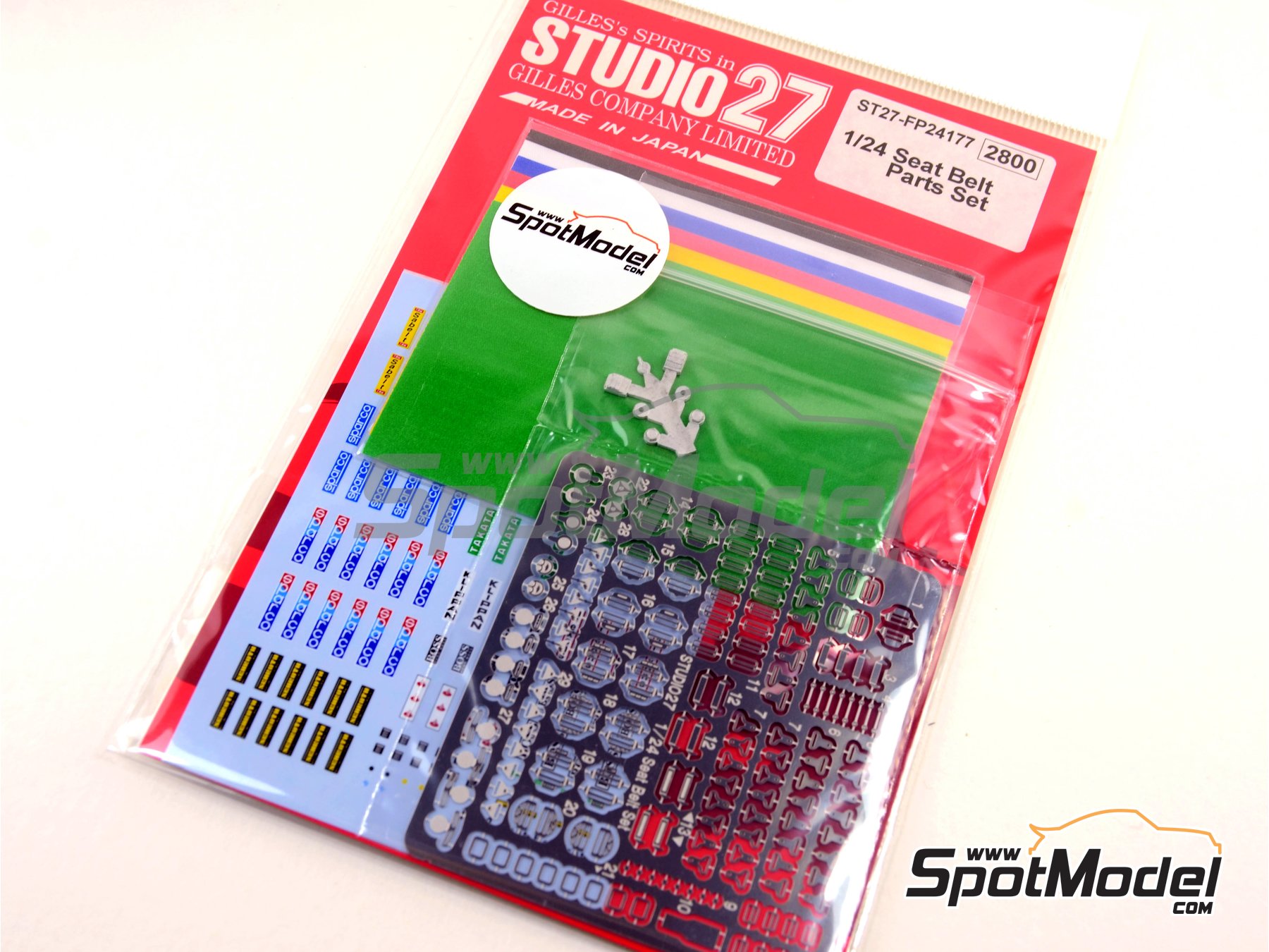 Image 9: Arn&eacute;s de competici&oacute;n | Cinturones en escala&nbsp;1/24 fabricado por Studio27 (ref.&nbsp;ST27-FP24177, tambien 4545310011965 y FP24177)