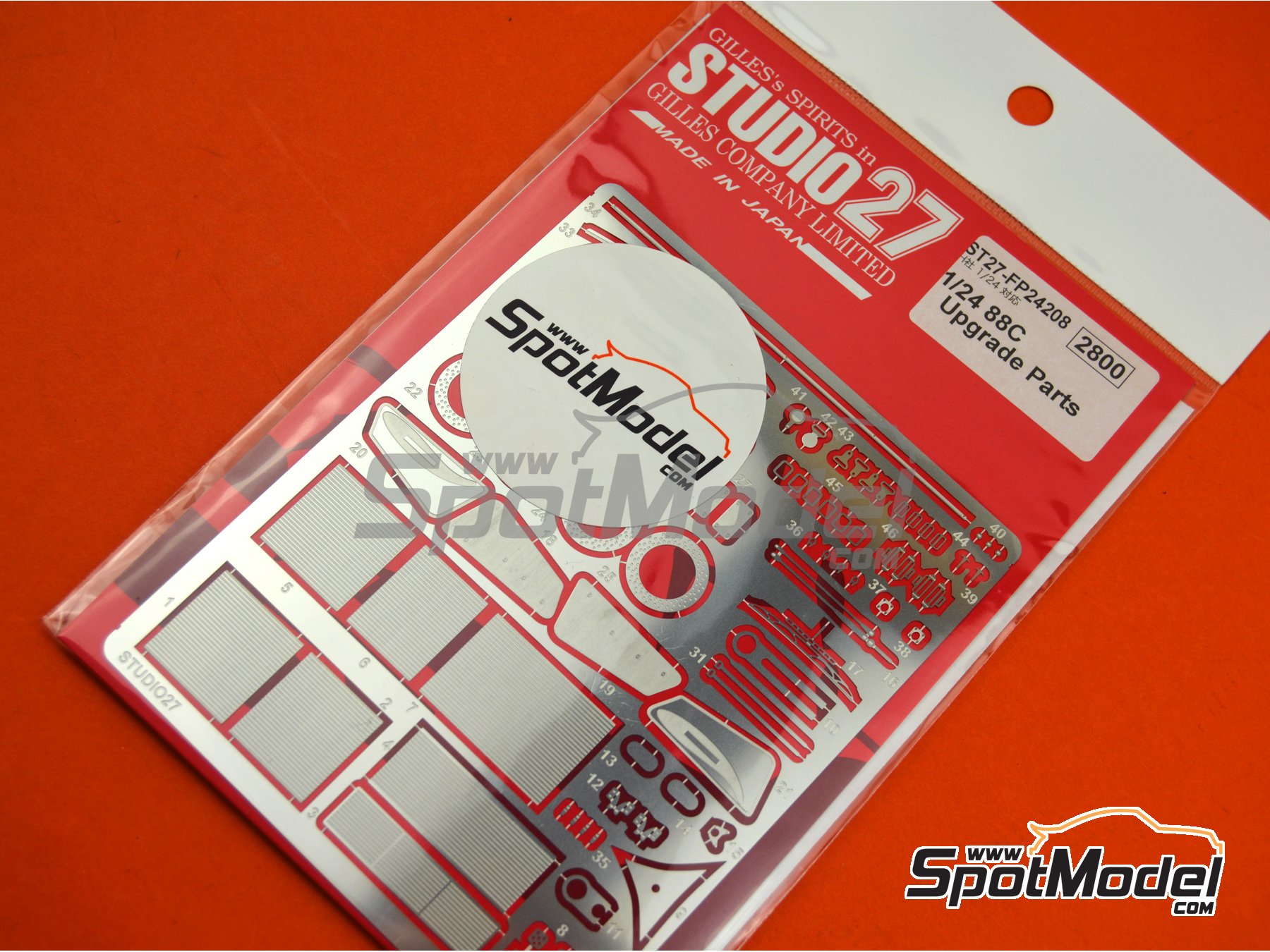 Image 2: Toyota 88C | Detail up set in 1/24 scale manufactured by Studio27 (ref.&nbsp;ST27-FP24208, also 4545310016809 and FP24208)