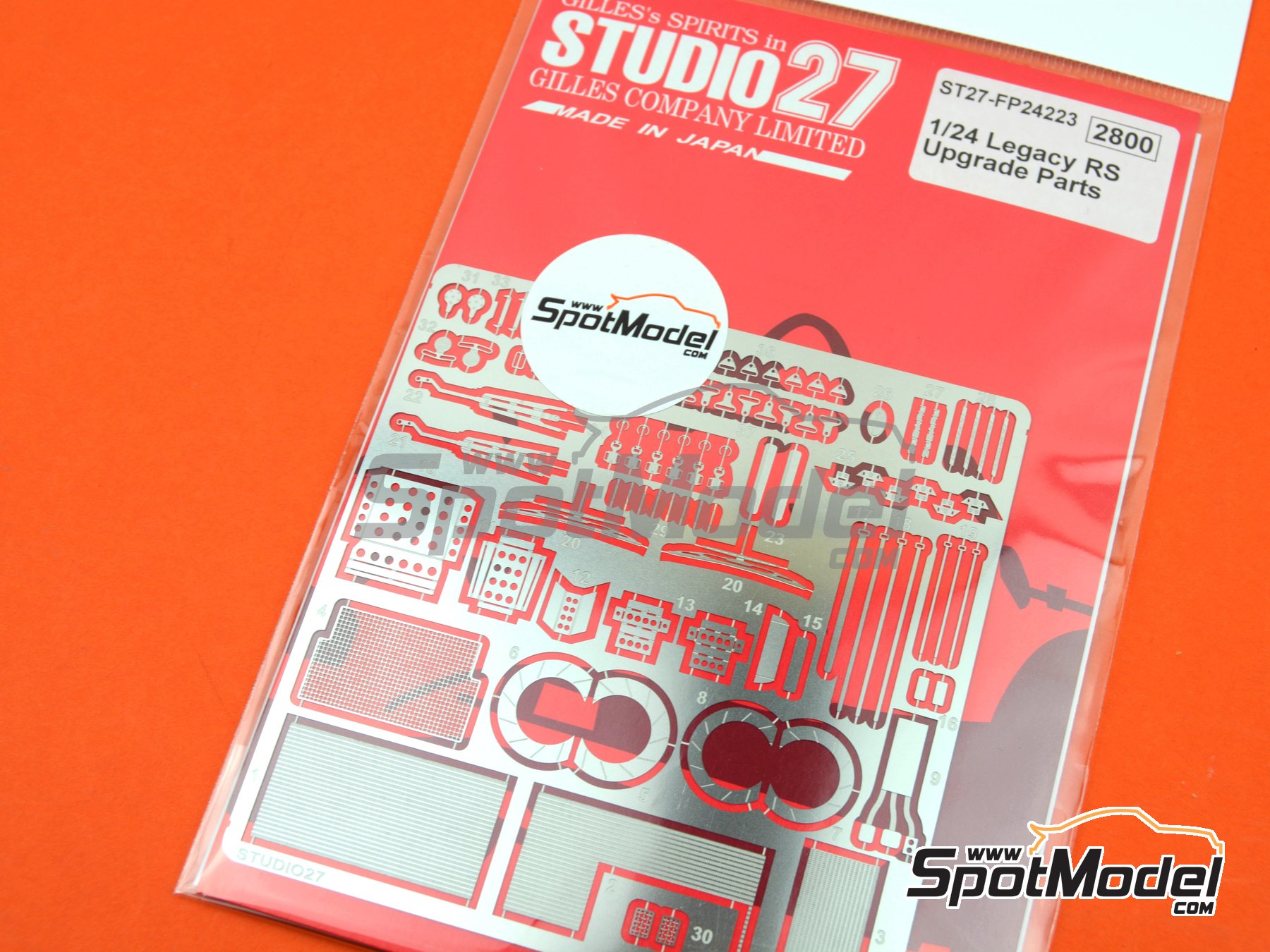 Image 2: Subaru Legacy RS Grupo A | Set de mejora y detallado en escala&nbsp;1/24 fabricado por Studio27 (ref.&nbsp;ST27-FP24223, tambien 4545310019091 y FP24223)