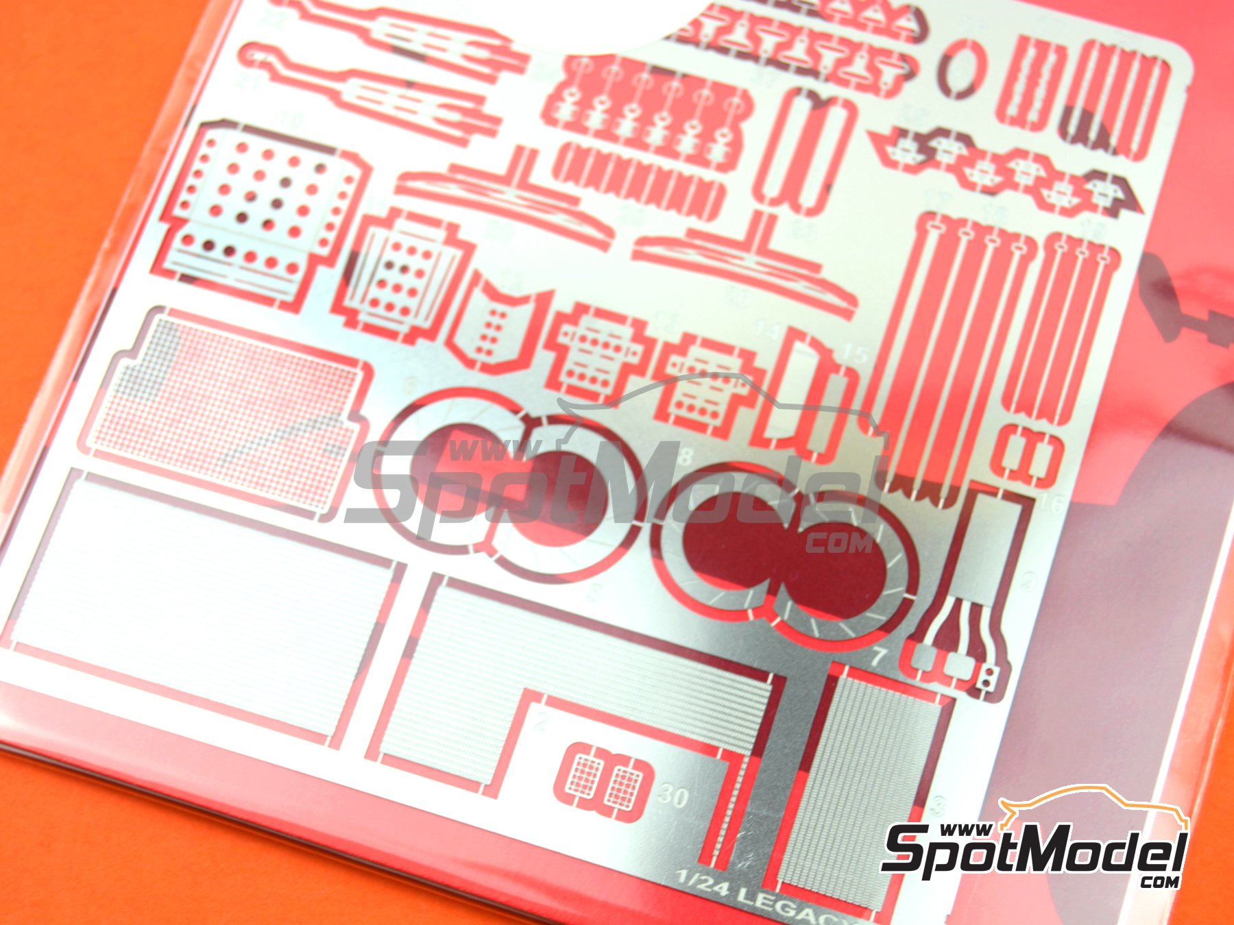 Image 4: Subaru Legacy RS Grupo A | Set de mejora y detallado en escala&nbsp;1/24 fabricado por Studio27 (ref.&nbsp;ST27-FP24223, tambien 4545310019091 y FP24223)