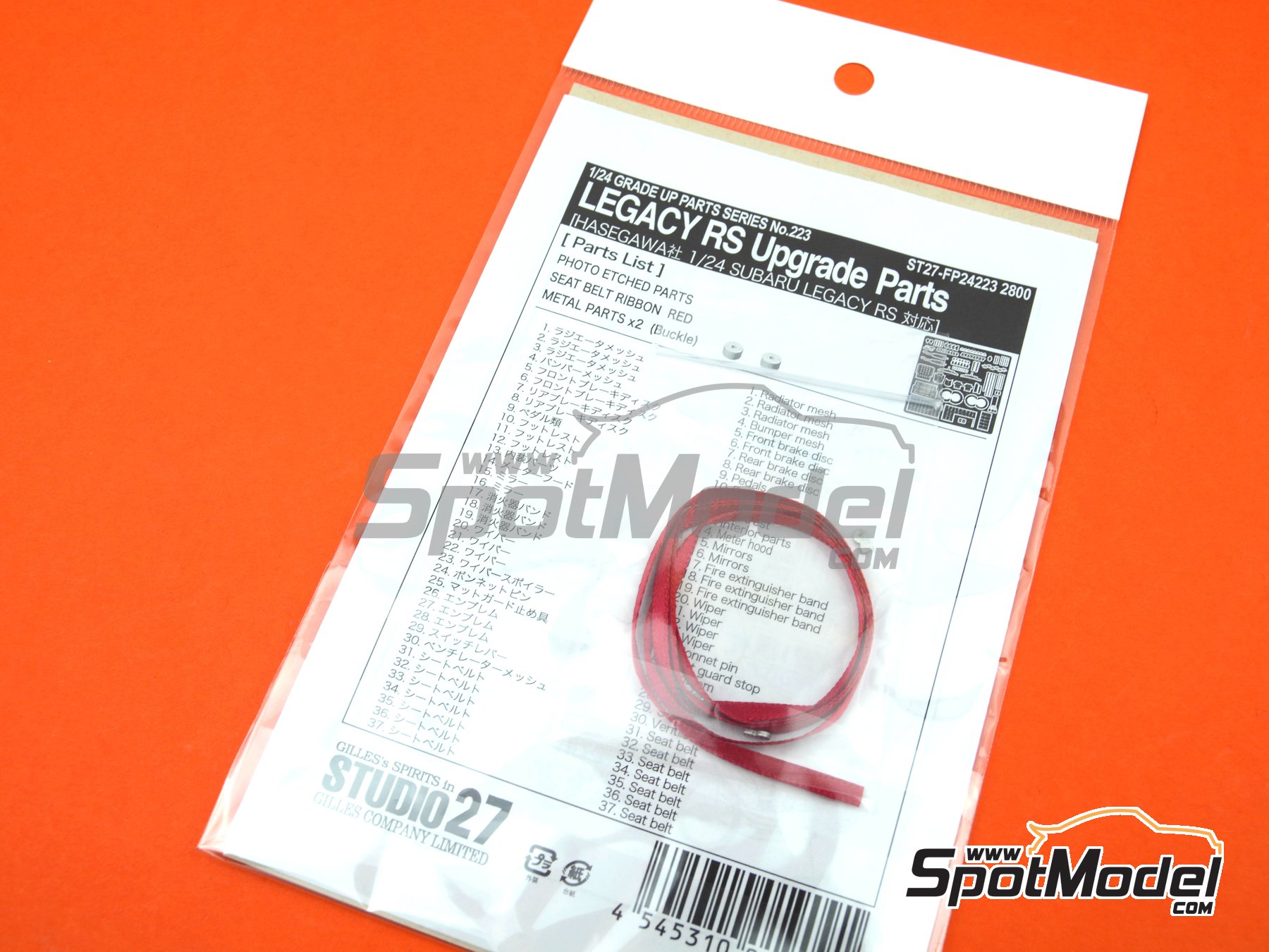 Image 6: Subaru Legacy RS Grupo A | Set de mejora y detallado en escala&nbsp;1/24 fabricado por Studio27 (ref.&nbsp;ST27-FP24223, tambien 4545310019091 y FP24223)