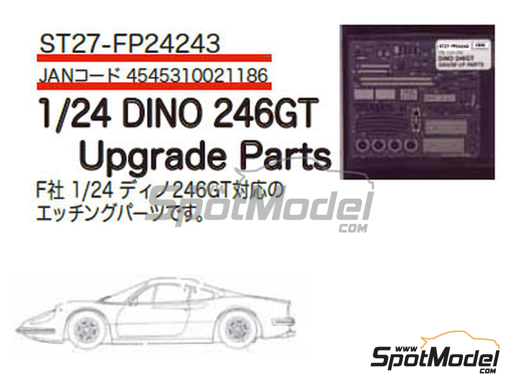 Studio27 FP24243: Detail up set 1/24 scale - Ferrari Dino 246 GT