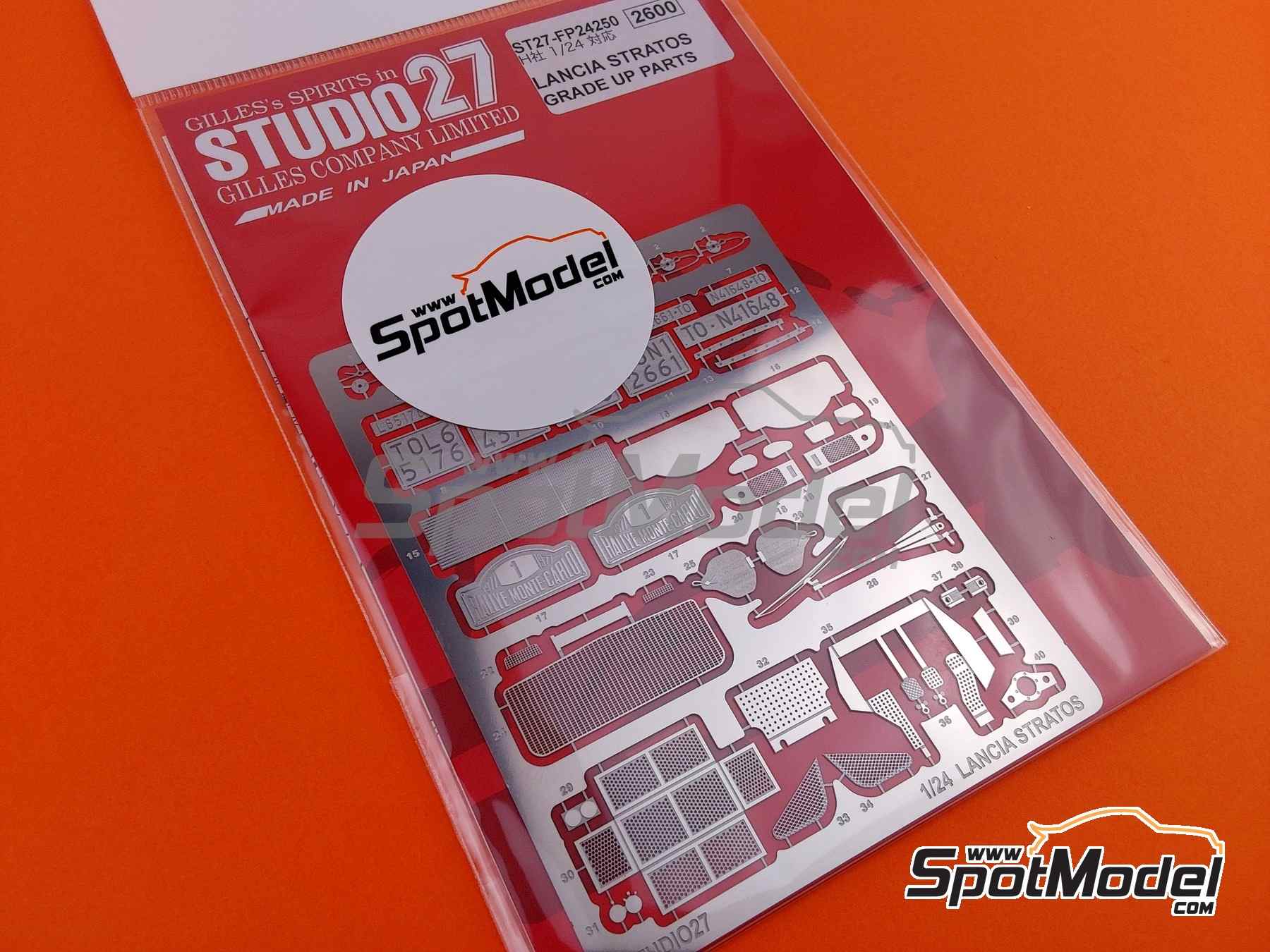 Image 1: Lancia Stratos HF | Set de mejora y detallado en escala&nbsp;1/24 fabricado por Studio27 (ref.&nbsp;ST27-FP24250, tambien 4545310021575 y FP24250)