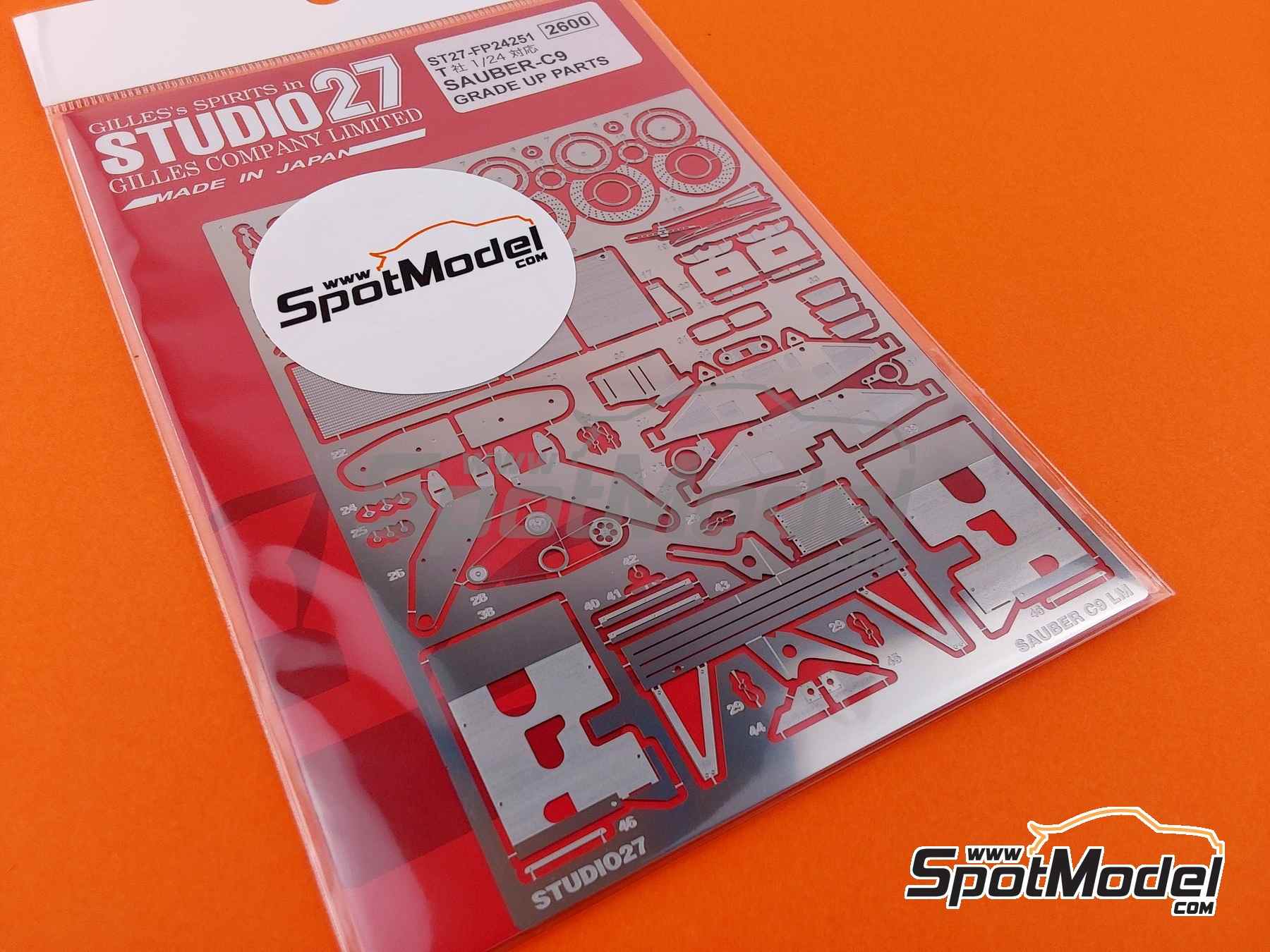 Image 1: Sauber Mercedes C9 | Set de mejora y detallado en escala&nbsp;1/24 fabricado por Studio27 (ref.&nbsp;ST27-FP24251, tambien 4545310021582 y FP24251)