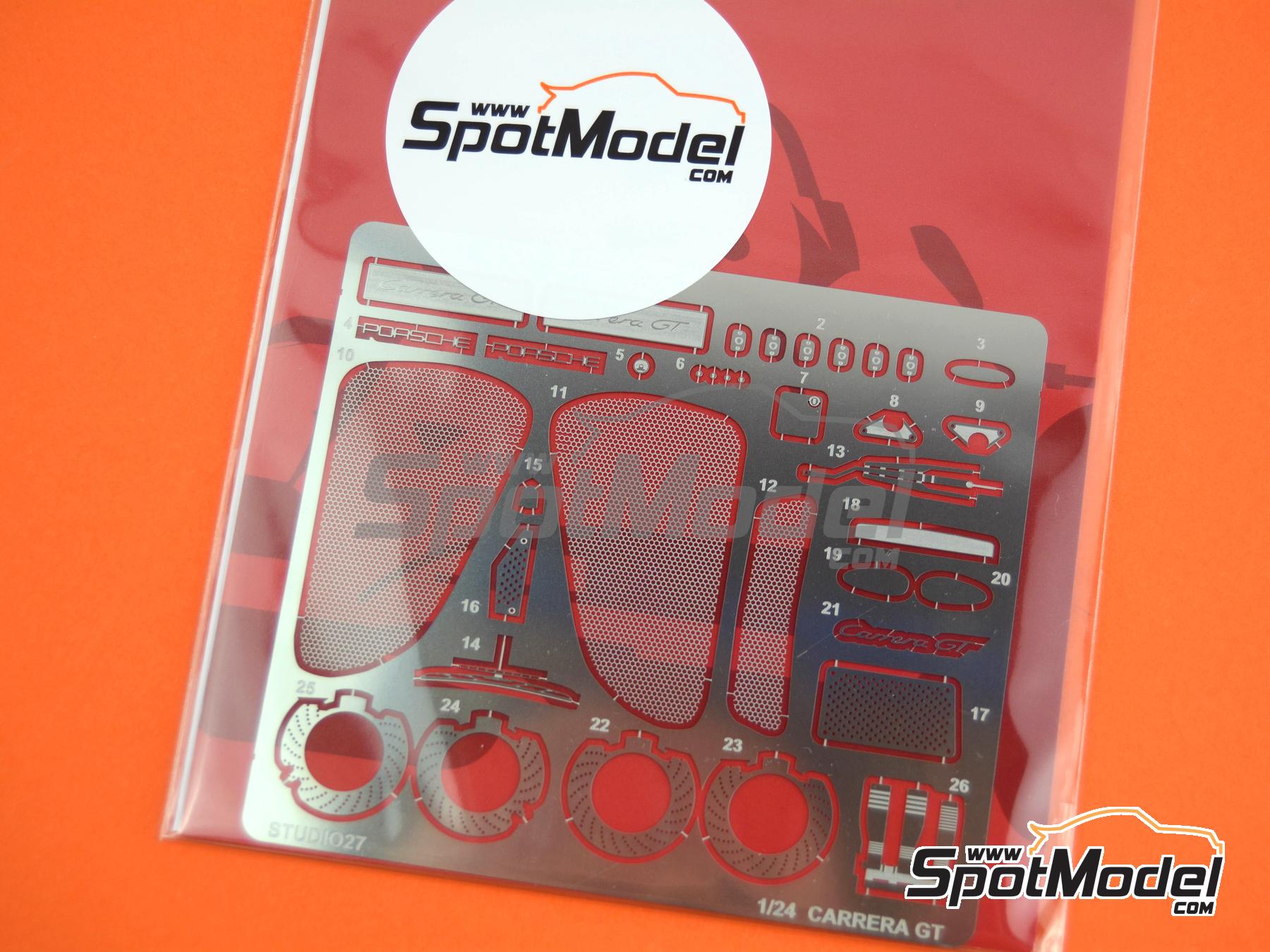 Image 3: Porsche Carrera GT | Detail up set in 1/24 scale manufactured by Studio27 (ref.&nbsp;ST27-FP24257, also 4545310021735 and FP24257)