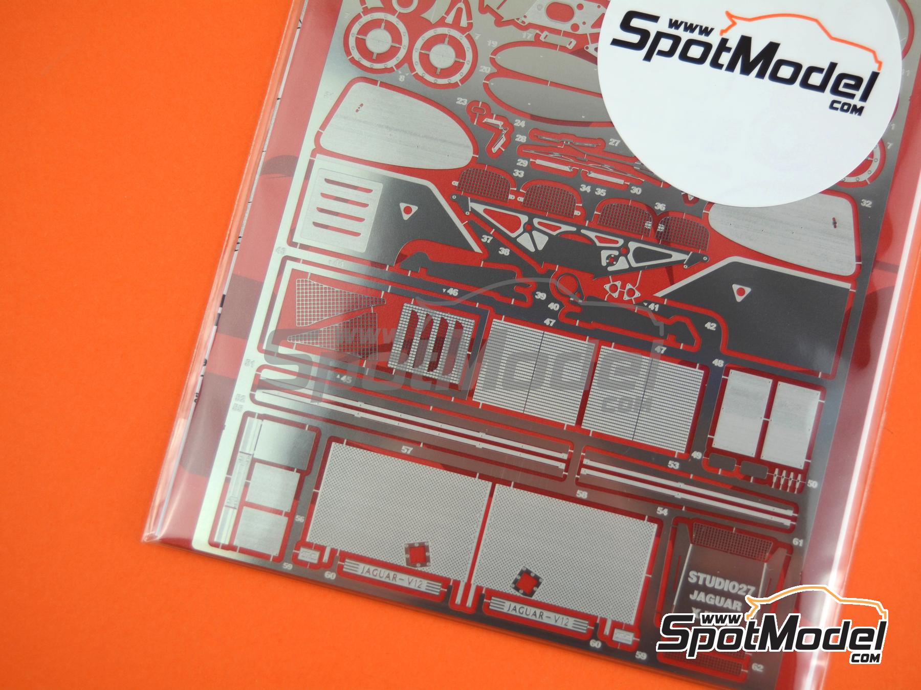 Image 2: Jaguar XJR-9 | Set de mejora y detallado en escala&nbsp;1/24 fabricado por Studio27 (ref.&nbsp;ST27-FP24258, tambien 4545310021742 y FP24258)